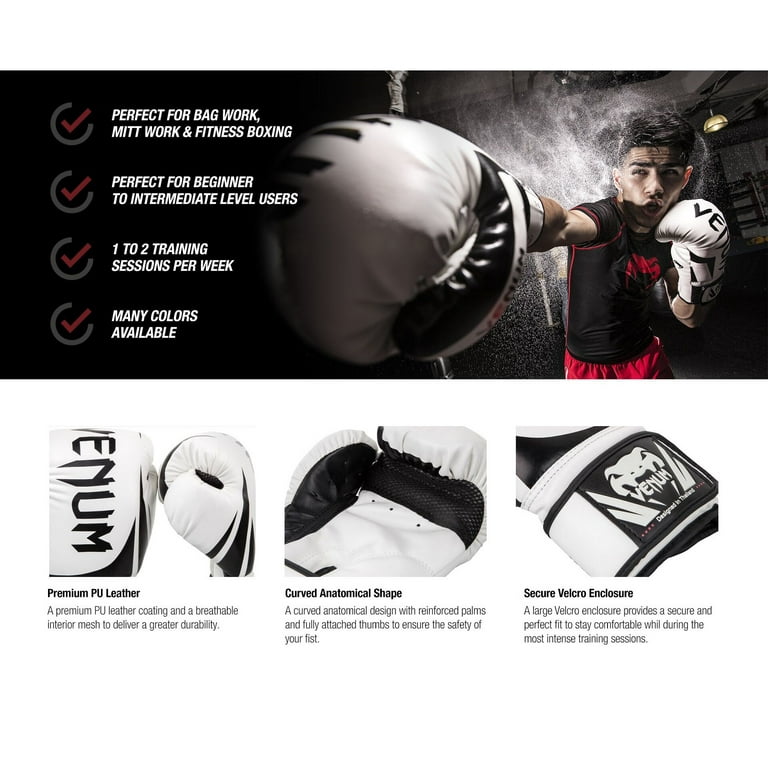 14 Ounce Venum Challenger 2.0 Boxing Gloves Black/Olive